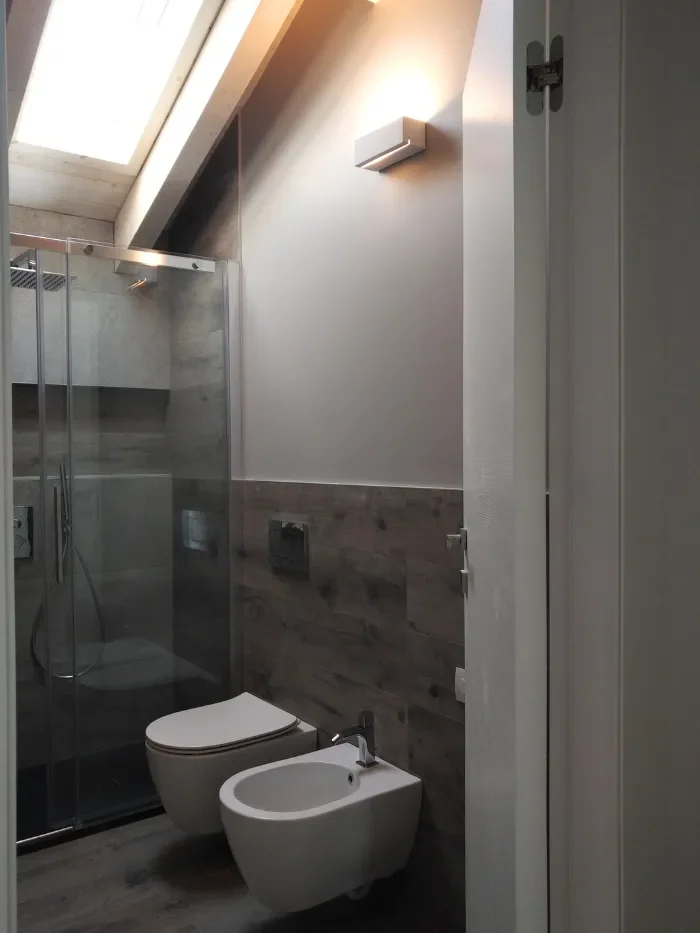 recupero sottotetto zona bagno 1 recupero sottotetto zona bagno 1