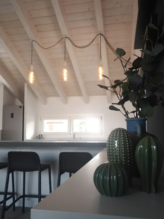 recupero sottotetto zona cucina 2 recupero sottotetto zona cucina 2